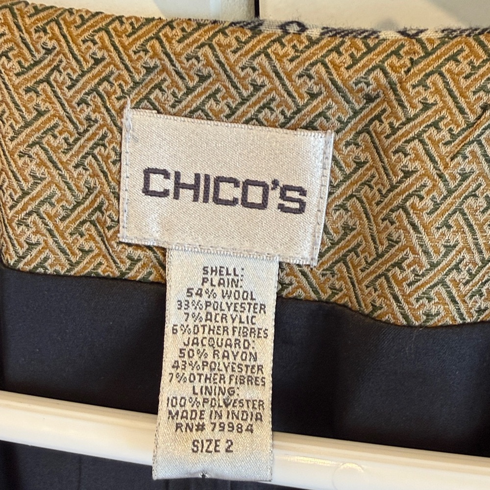 Chico’s Embroidered Patchwork Vest - Adjustable - image 4